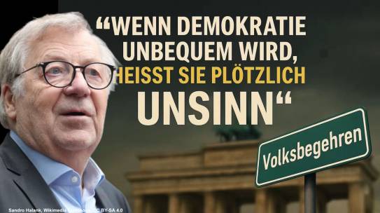 Wenn Demokratie unbequem wird…