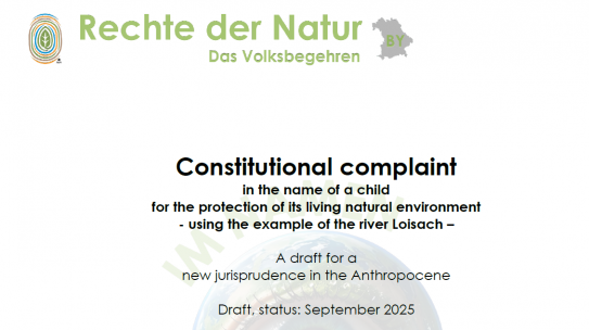 Press Release: A Child Sues for the Loisach – Constitutional Complaint for the Rights of Nature