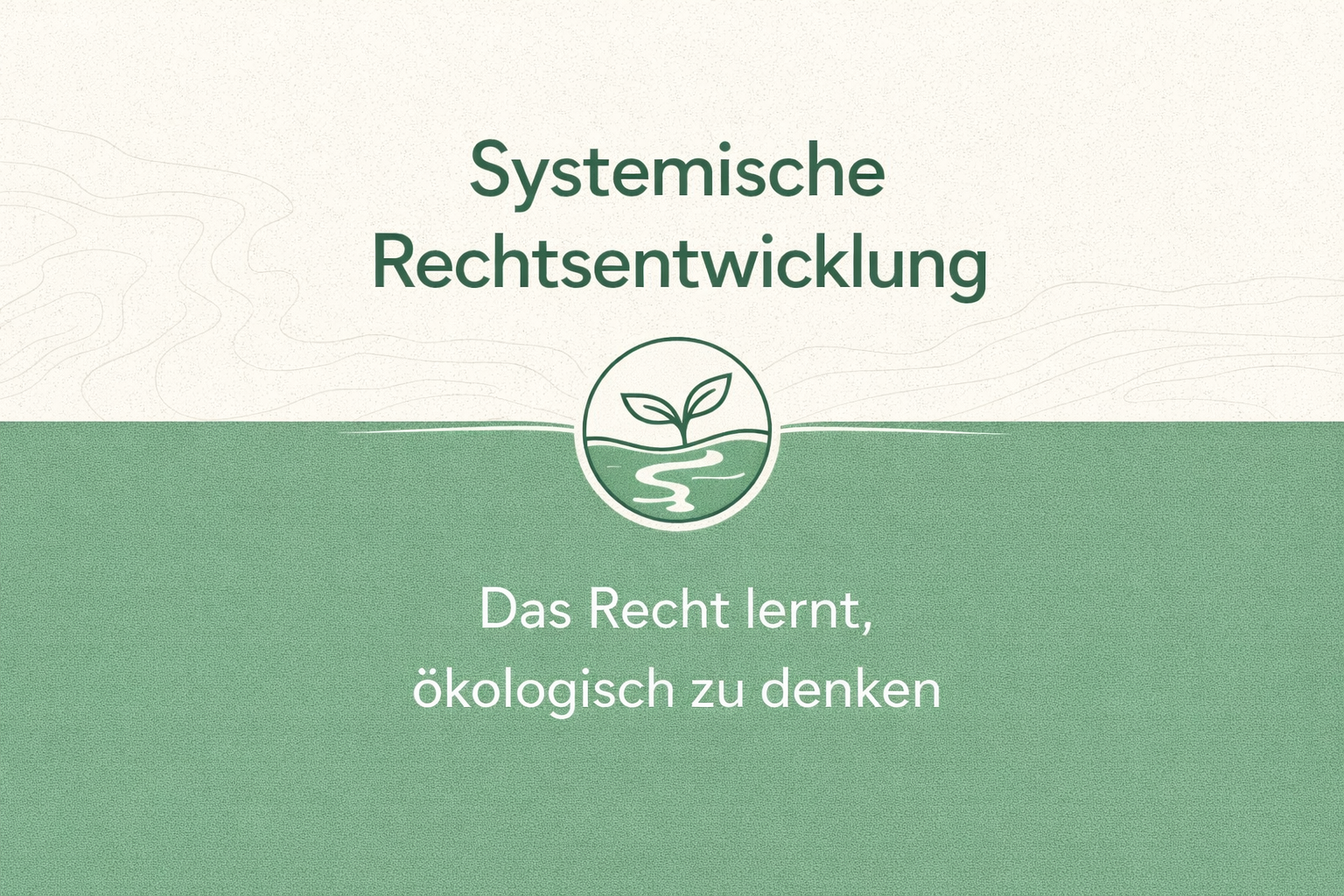 Systemische Rechtsentwicklung – Symbolbild